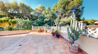 Pis a Peguera. Acogedor piso con terraza privada de 136m, vistas al bosque y pa
