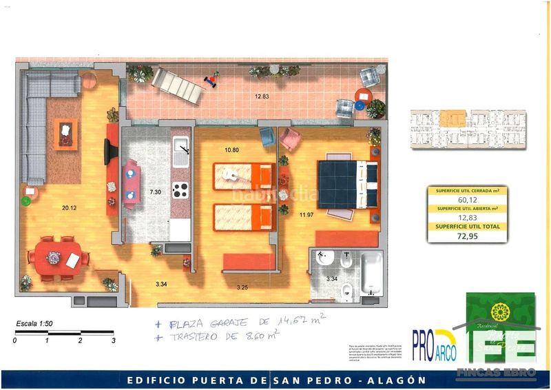 Foto eab648fd-4d9f-4c55-a176-ff164db80aaa. Piso  con terraza en venta en Alagón