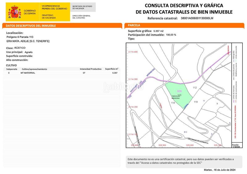 Foto 7b570fc4-6db7-43c1-b18c-c7362790d5ad. Finca rústica a las moraditas 53 a Armeñime - Las Moraditas - Las Cancelas Adeje