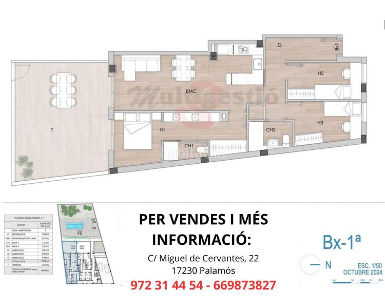 Foto ab8aba70-50fc-4751-a694-e09265f8d0fa. Piccolo appartamento con riscaldamento parcheggio piscina in Calonge