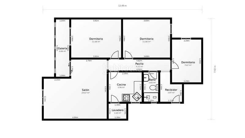 Foto ec4ca33d-ab1a-4d61-8d4a-59cb3dd75380. Piso  en venta hospitalet marina en Centre Hospitalet de Llobregat (L´)