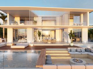 Casa a Torviscas Centro y Alto. This impressive villa under new construction is situated in the