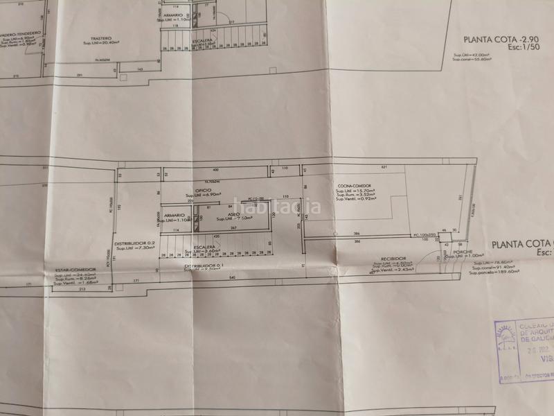 Foto f1c2281f-6b00-459a-a132-47c8deffaaf9. Casa a schiera con camino riscaldamento parcheggio in Oleiros