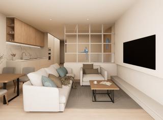 Estudio en Ronda de outeiro 270. Obra nueva