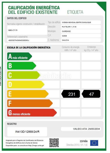 Foto 8e1f411c-d211-41fb-bf67-763ec531c742. Apartment with heating in Centro Ourense