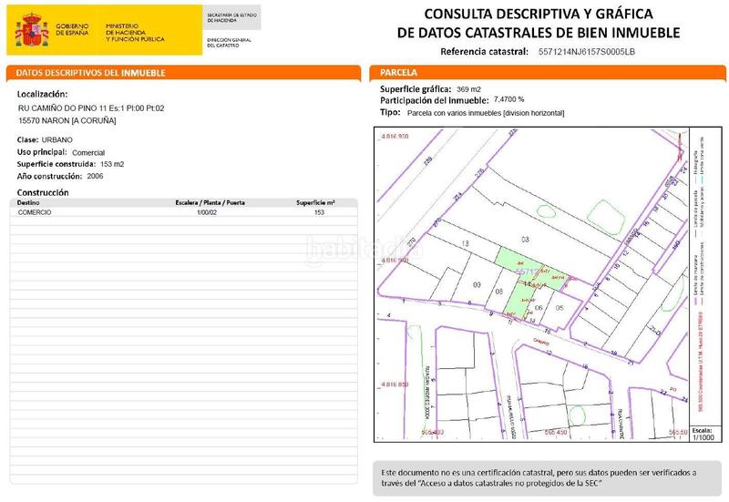 Foto 568d6225-f52d-4864-8bf5-e4f600dc11bc. Local commercial dans Alto del Castaño Narón