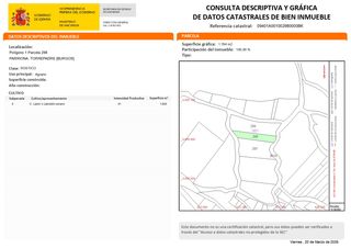 Rural plot in Calle de don gabino nieto 21