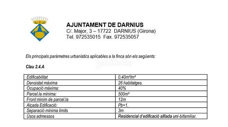 Foto 9cee739c-569b-435d-b37c-d050a68f4b73. Terreny residencial a Darnius