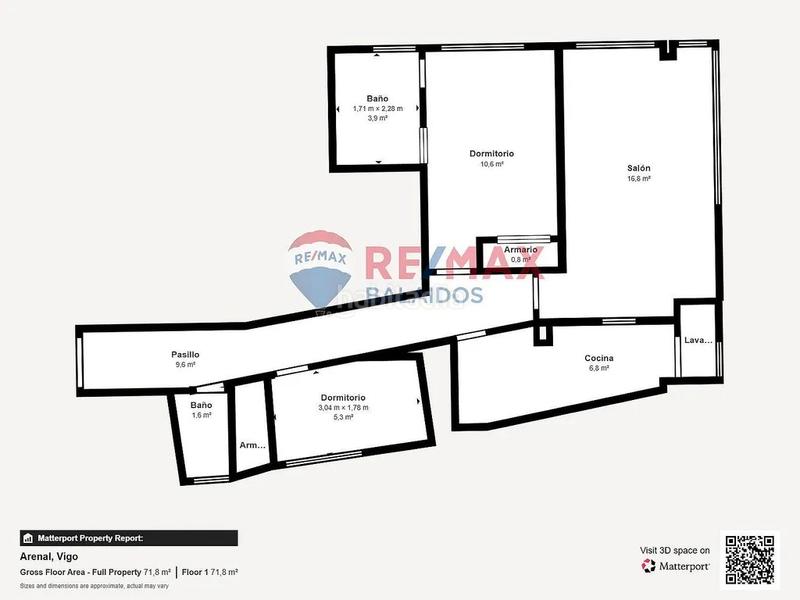 Foto e0eef099-e3f4-49c5-8c64-fa0eaf078b3a. Etagenwohnung mit heizung parking in Centro - Areal Vigo