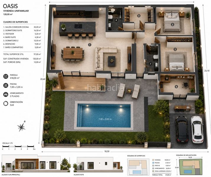 Foto ee4f24eb-8f8b-4f4e-b57d-a5ad94c0a60f. Casa con piscina in Los Ángeles de San Rafael Espinar (El)