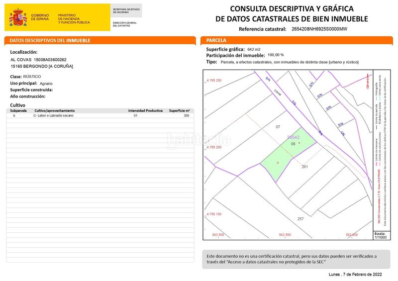 Foto ca25ed82-d9c4-491a-87fe-59874706f230. Terreny residencial a Bergondo