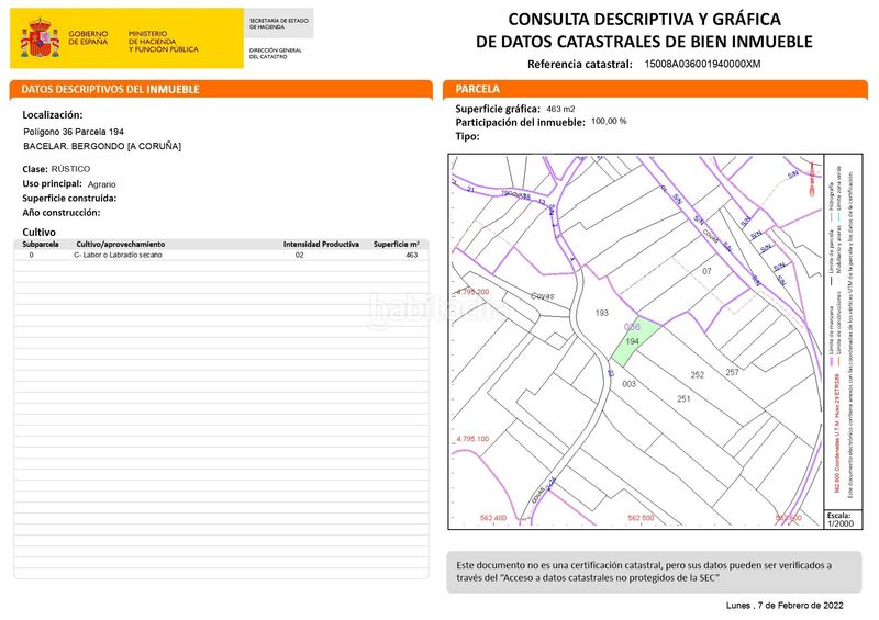 Foto edc20a8c-6b2b-413e-aadd-b4c9d289e8a9. Terreny residencial a Bergondo