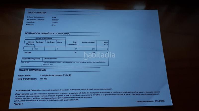 Foto c5ba7c81-09d9-433b-9742-6ff7e3d28d9a. Terrain résidentiel dans avda. de gijon dans la pola Siero Siero