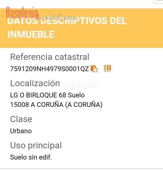 Foto 0426e0a8-2891-47f7-99fd-58b32e13304c. Terreno residencial en o birloque 68 solar en o birloque en venta a coruña en Coruña (A)