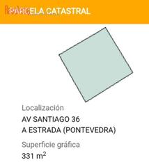 Terreno residenziale in Santiago 36. Suelo en a estrada pontevedra en venta