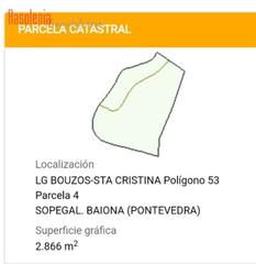 Terreno residencial  Bouzos. Suelo baiona pontevedra en venta