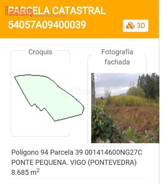 Foto 3a718ee0-1edd-4ebe-8123-f0e4d318c9ad. Finca rústica a costa 37 a Sardoma - Castrelos Vigo
