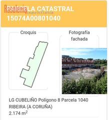 Terreny residencial a Cubeliño 8. Suelo urbano en ribeira a coruña