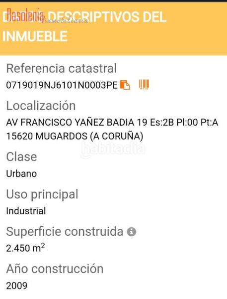 Foto a9d885da-cbe3-474a-b222-22ab2137a067. Nave industrial en francisco yañez badia 19 nave industrial a coruña en venta en Mugardos