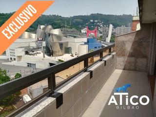 Lloguer Àtic  Mazarredo zumarkalea. Piso exterior con terraza en alquiler de 100 m2, 3 h. y 2 b. en