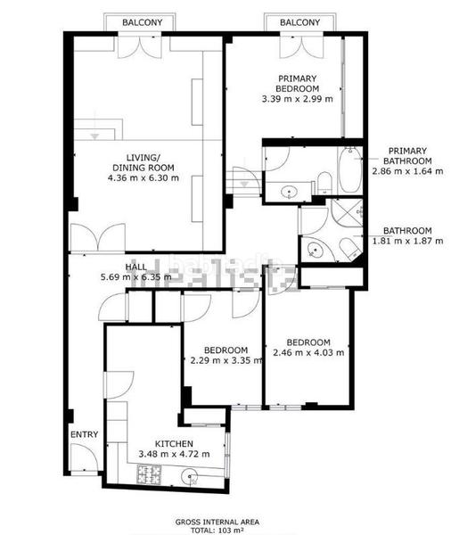 Foto 6a71f995-9fe1-4817-8b15-a1e5cf3f6c3d. Flat with heating parking in Centro Valladolid