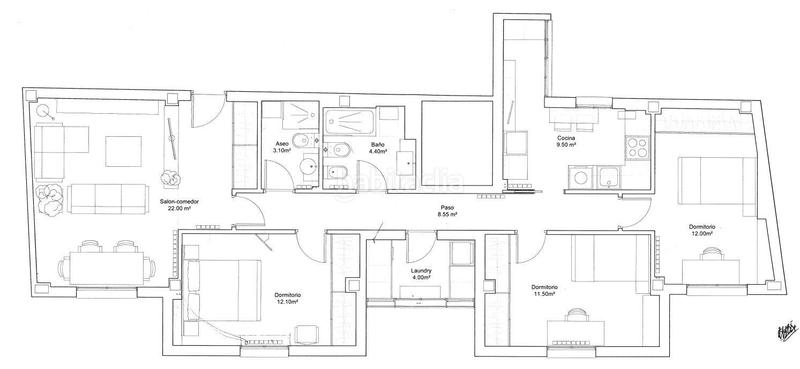 Foto 1dc09891-b549-41a3-8fcc-eb4a03be3277. Rent flat with heating in Campo Grande Valladolid