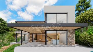 Casa  Carrer bany de la sultana. Villa de obra nueva en sa riera con vistas al mar y piscina priv