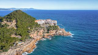 Piccolo appartamento  Carrer cap sa sal. Apartamento con terraza y vistas panorámicas al mar en cap sa sa