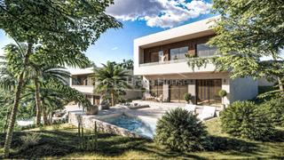 House  Carrer penya de les cols. Villa sostenible de diseño contemporáneo y acabados de lujo en v