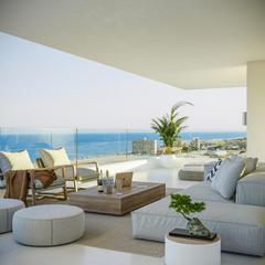 Apartament a Martín Carpena - Torre del Río. Apartamento de lujo 4 dormitorios en primera linea de playa en m