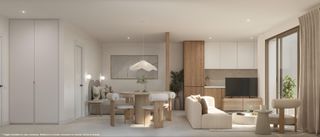Loft in Calle huerta 5. Estudio tipo loft, obra nueva en capuchinos. málaga