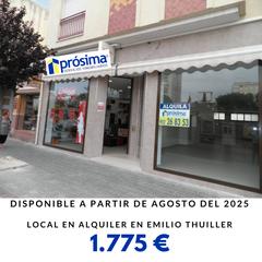 Rent Business premise  Calle emilio thuillier. Local en alquiler en ciudad jardín con 232 m2