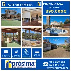 Masia  Calle alcaide. Finca con terreno  en casabermeja urbanización el alcaide