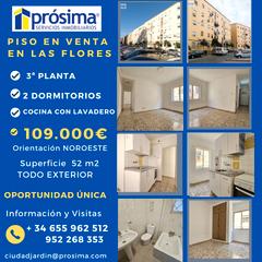 Pis a Mangas Verdes - Las Flores - Parque del Sur. Piso en venta en la barriada de las flores - ciudad jardín a muy