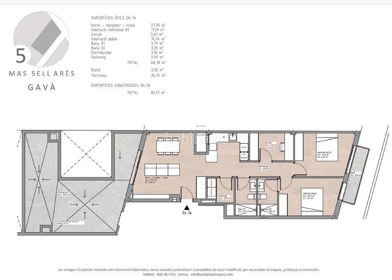 Foto 52a56ee5-b812-49c9-b50f-e7522618d3dc. Appartement avec chauffage dans Centre-Estació Gavà