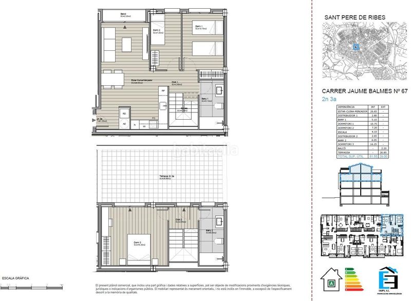 Foto 8af07b8d-06a5-453a-b609-320d2f574727. Duplex dans carrer jaume balmes 67 dans Centre Sant Pere de Ribes