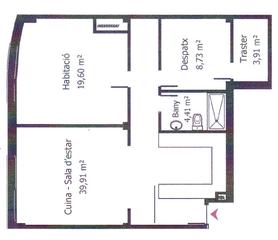 Etagenwohnung in Sant Julià. Piso en venta en sant julià, 1 dormitorio.