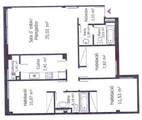 Etagenwohnung in Sant Julià. Piso en venta en sant julià, 3 dormitorios.