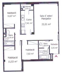 Etagenwohnung in Sant Julià. Piso en venta en sant julià, 3 dormitorios.