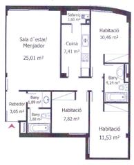 Etagenwohnung in Sant Julià. Piso en venta en sant julià, 3 dormitorios.