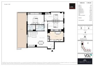 Appartamento in La Lastra. Edificio terrace curve en la lastra