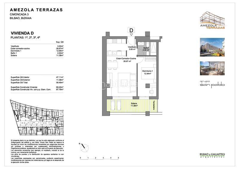 Foto d1db2be9-b6b9-4ea4-9986-404b4a36327f. Appartement 69m<sup>2</sup> dans moncada kalea 3 dans Rekalde Centro Bilbao
