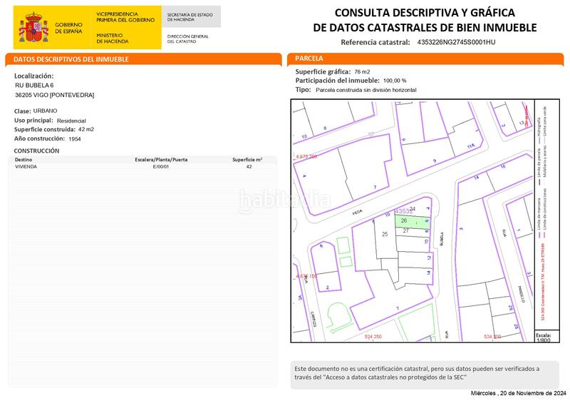 Foto d8d58950-128b-40b8-8e4c-63fe46e11ed3. Terreno residenziale in rúa bubela 4 in Casablanca - Calvario Vigo