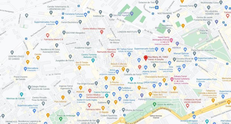 Foto 0948bbfc-0096-45ac-b75a-d7887c16adcb. Terreno residenziale in calle de maría 45 in Centro Ferrol