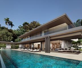 Casa en Sierra Blanca. Villa contempornea con vistas al mar en sierra blanca, marbella