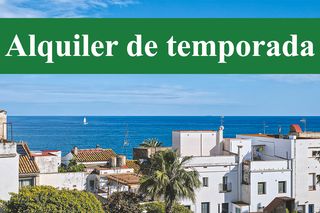 Rent Flat  Carrer santa victoria. Alquiler de verano en sant pol: vistas al mar y piscina