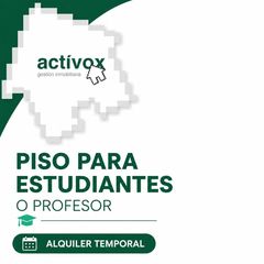Rent Flat in Villa Pilar. Piso para estudiantes  o profesores  alquiler temporal de septie
