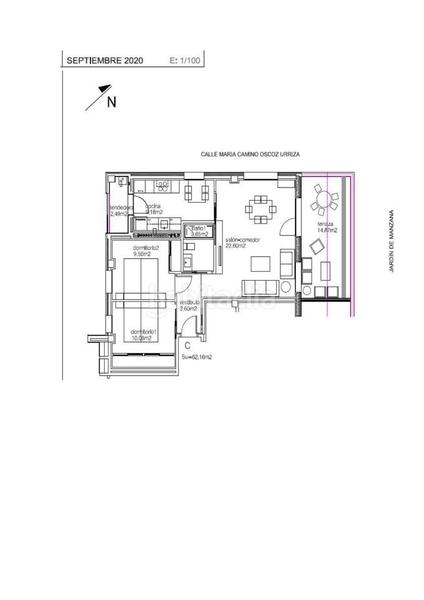 Foto 483f3a10-dfb3-44df-b588-9583402279c3. Rent penthouse with heating parking in Lezkairu Pamplona / Iruña