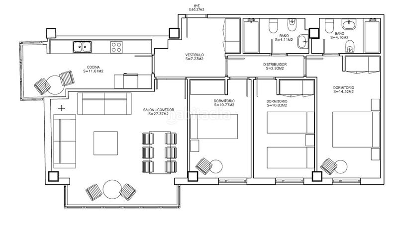 Foto 99d392b4-9a69-4bd0-9f1f-802e5517851d. Pis amb calefacció aparcament a Los Castros - Castrillón Coruña (A)
