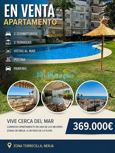Foto b96deb16-bf7f-42e3-9561-e0dad591a51a. Apartament amb calefacció aparcament piscina a Centro Nerja